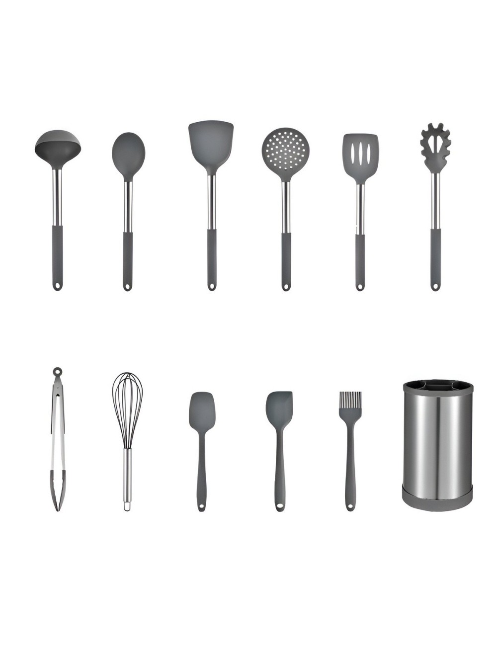 Set Juego De Utensilios De Cocina Silicona 12 Piezas Base