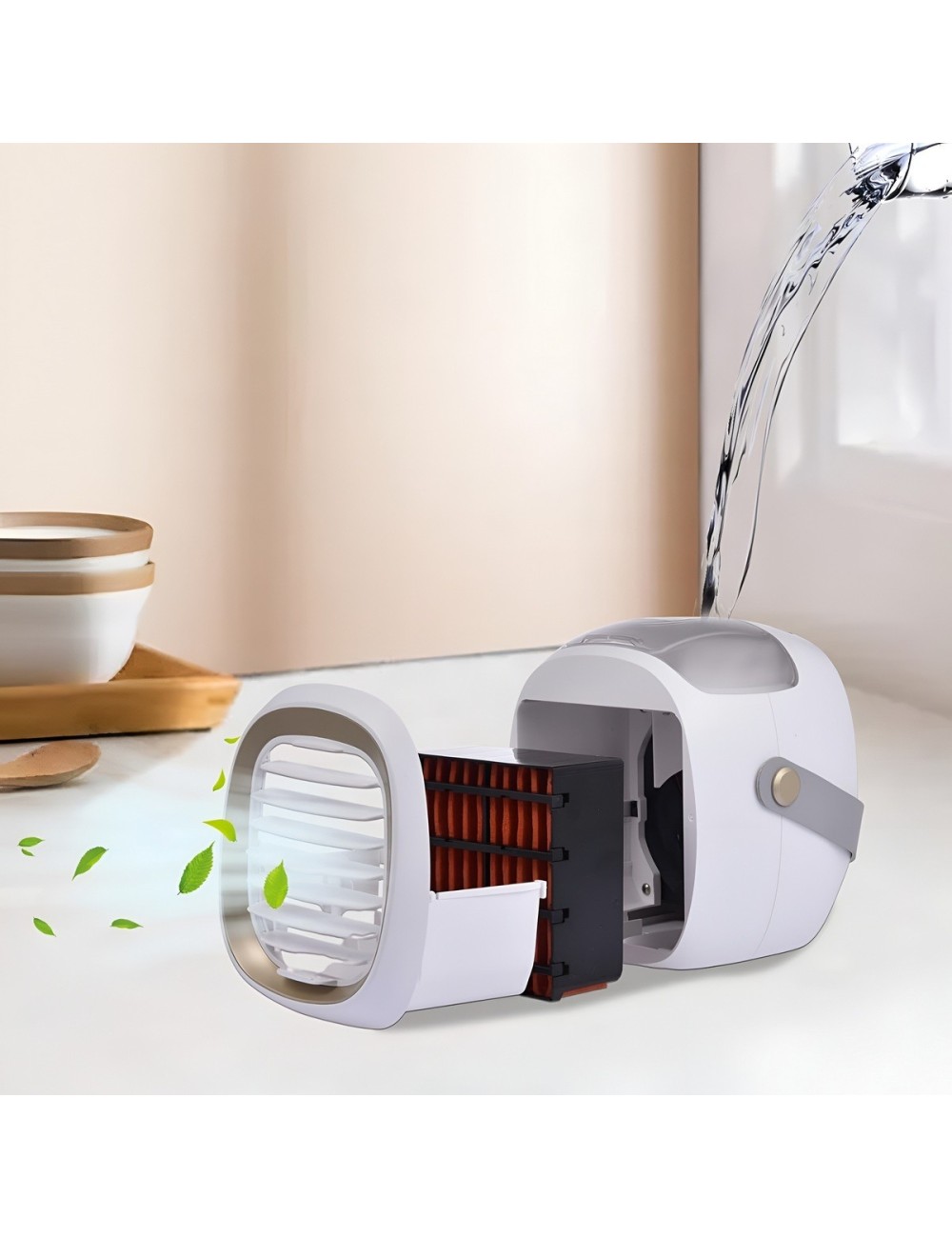 Aire Acondicionado Portátil Mini Enfriador Humidificador Usb