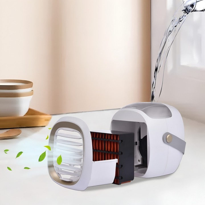 Aire Acondicionado Portátil Mini Enfriador Humidificador Usb