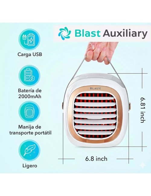 Aire Acondicionado Portátil Mini Enfriador Humidificador Usb