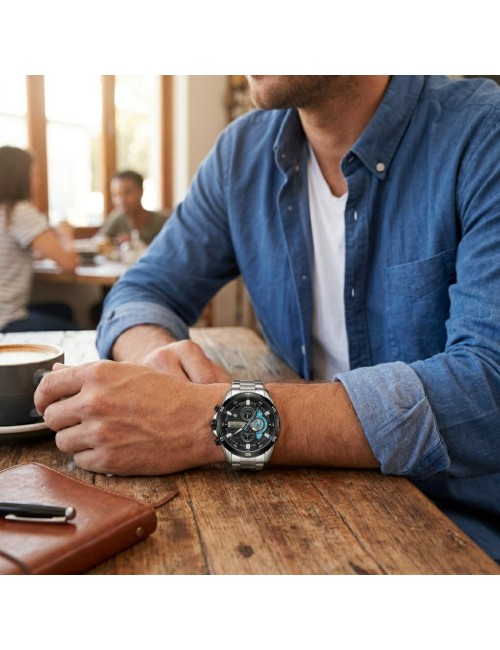 Reloj G-force Gr8402 Cronógrafo De Acero + Estuche Premium