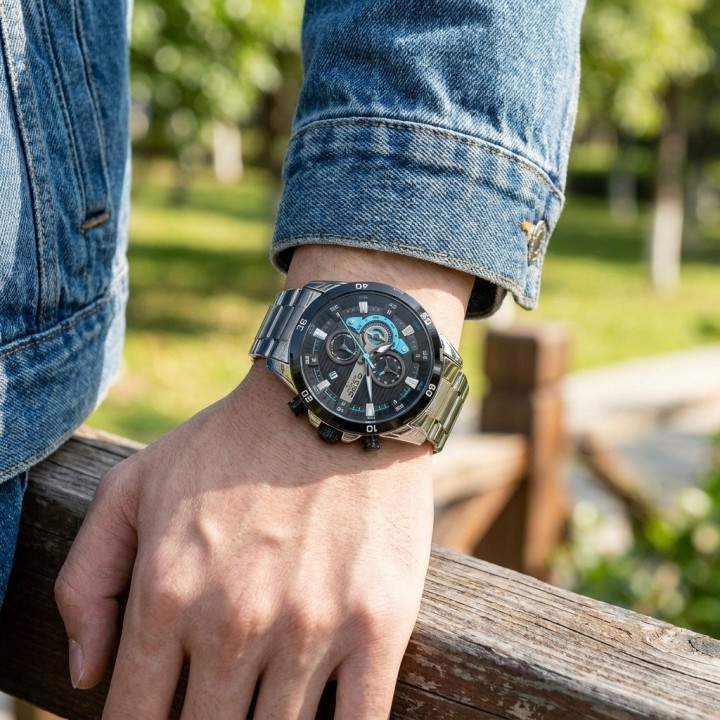 Reloj G-force Gr8402 Cronógrafo De Acero + Estuche Premium