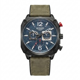 Reloj G-force Gr8398 Cronógrafo Cuero + Estuche Premium