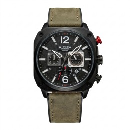 Reloj G-force Gr8398 Cronógrafo Cuero + Estuche Premium