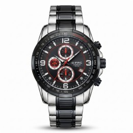 Reloj G-force Gf8020 Cronógrafo De Acero + Estuche Premium