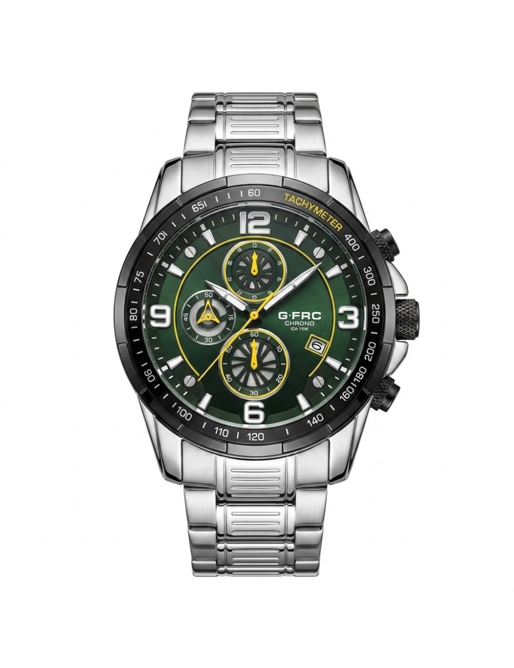 Reloj G-force Gf8020 Cronógrafo De Acero + Estuche Premium