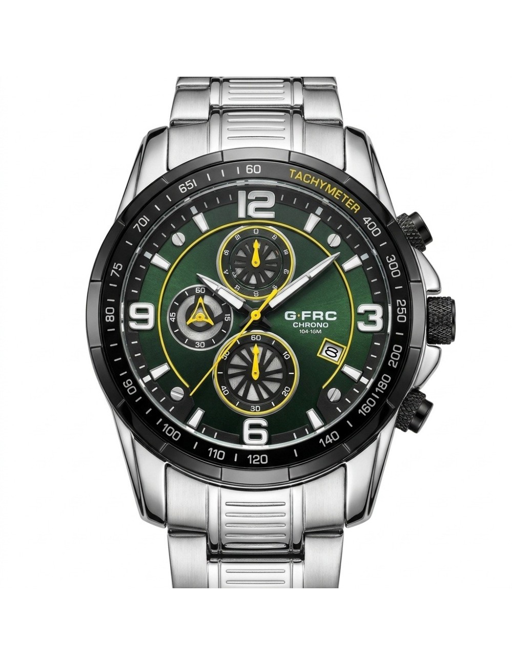 Reloj G-force Gf8020 Cronógrafo De Acero + Estuche Premium