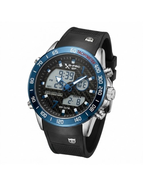 Reloj G-force Al191 Doble Hora Deportivo + Estuche Premium