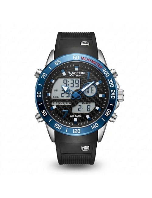 Reloj G-force Al191 Doble Hora Deportivo + Estuche Premium