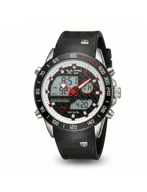 Reloj G-force Al191 Doble Hora Deportivo + Estuche Premium