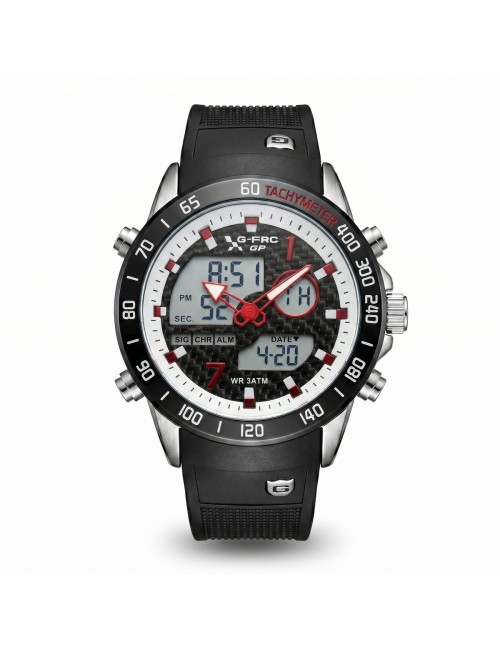 Reloj G-force Al191 Doble Hora Deportivo + Estuche Premium