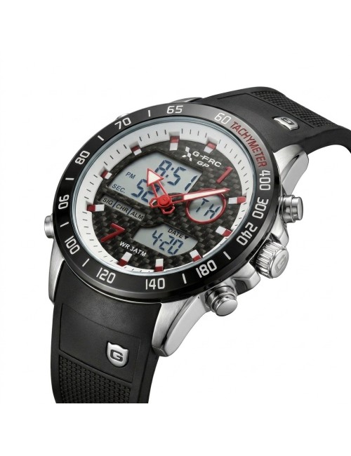 Reloj G-force Al191 Doble Hora Deportivo + Estuche Premium