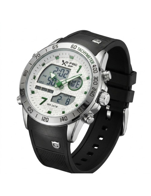 Reloj G-force Al191 Doble Hora Deportivo + Estuche Premium