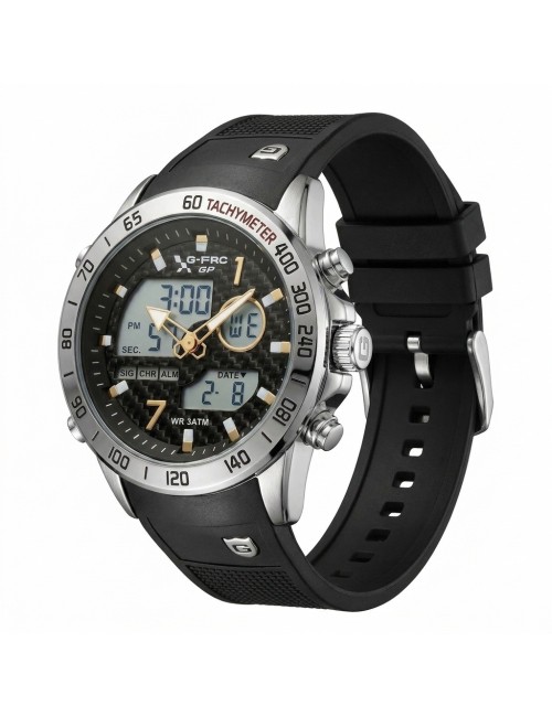 Reloj G-force Al191 Doble Hora Deportivo + Estuche Premium