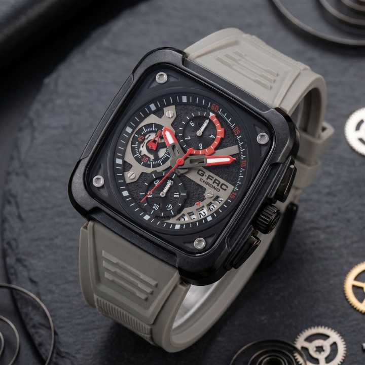 Reloj G-force Gr8461 Cronógrafo Deportivo + Estuche Premium