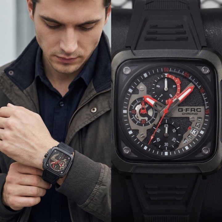 Reloj G-force Gr8461 Cronógrafo Deportivo + Estuche Premium
