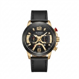 Reloj G-force Gr8329 Cronógrafo Cuero + Estuche Premium