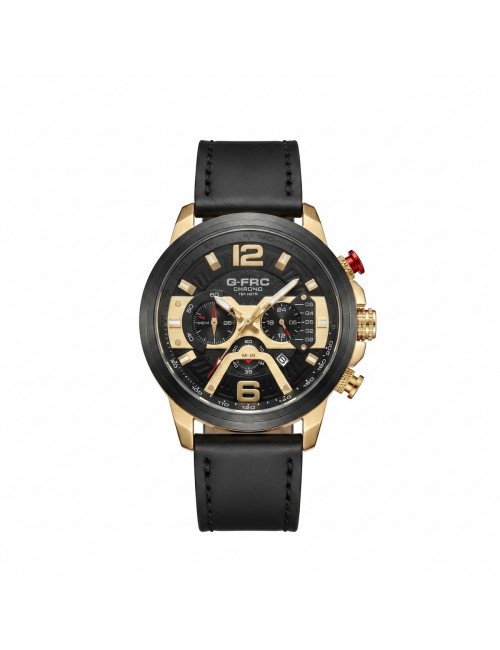 Reloj G-force Gr8329 Cronógrafo Cuero + Estuche Premium