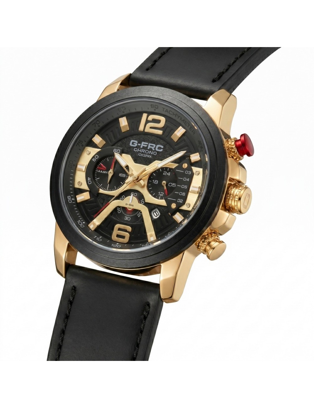 Reloj G-force Gr8329 Cronógrafo Cuero + Estuche Premium