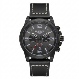 Reloj G-force Chrono Gr8314 Pulso En Cuero Para Hombre