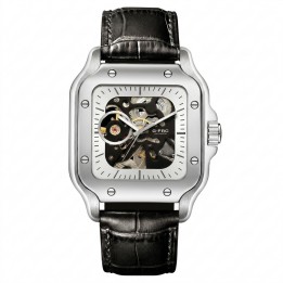 Reloj G-force At10b Automático En Cuero + Estuche Premium