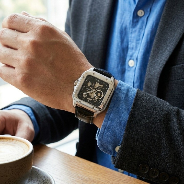 Reloj G-force At10b Automático En Cuero + Estuche Premium