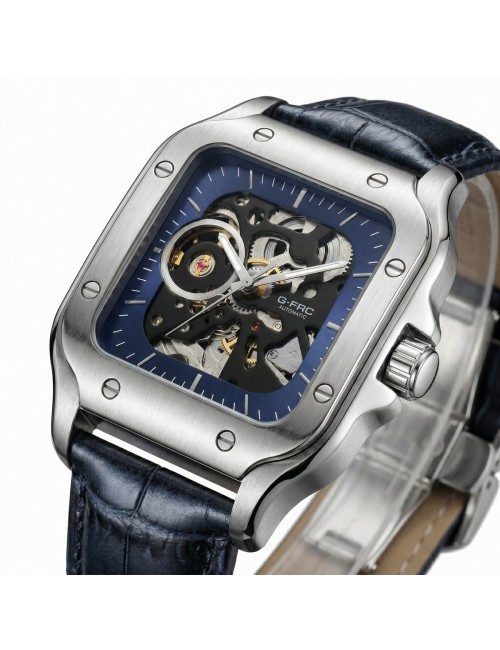 Reloj G-force At10b Automático En Cuero + Estuche Premium