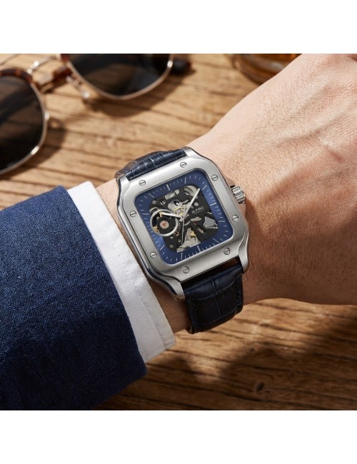 Reloj G-force At10b Automático En Cuero + Estuche Premium