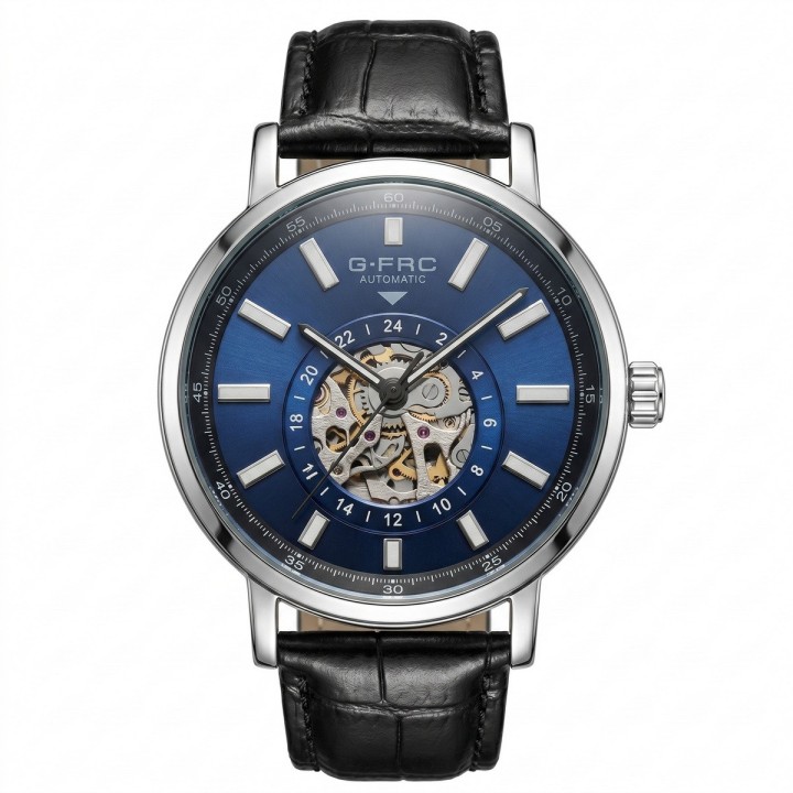 Reloj G-force At9829 Automático En Cuero + Estuche Premium