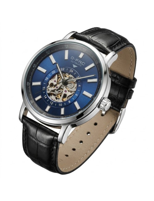 Reloj G-force At9829 Automático En Cuero + Estuche Premium