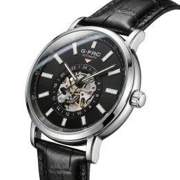 Reloj G-force At9829 Automático En Cuero + Estuche Premium