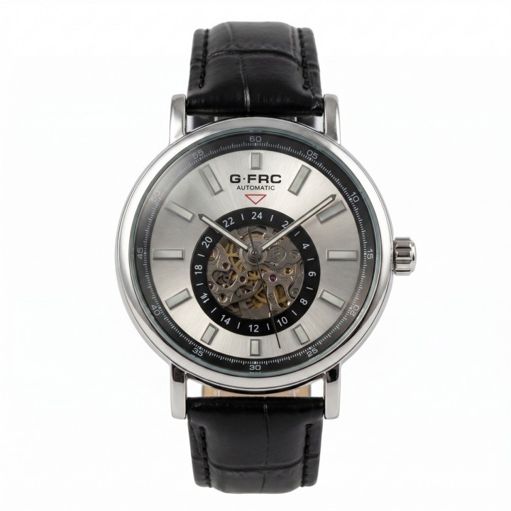 Reloj G-force At9829 Automático En Cuero + Estuche Premium