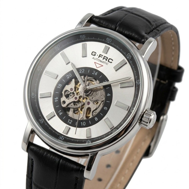 Reloj G-force At9829 Automático En Cuero + Estuche Premium