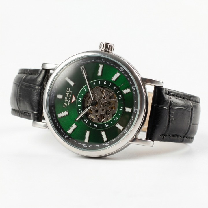 Reloj G-force At9829 Automático En Cuero + Estuche Premium