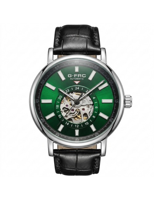 Reloj G-force At9829 Automático En Cuero + Estuche Premium