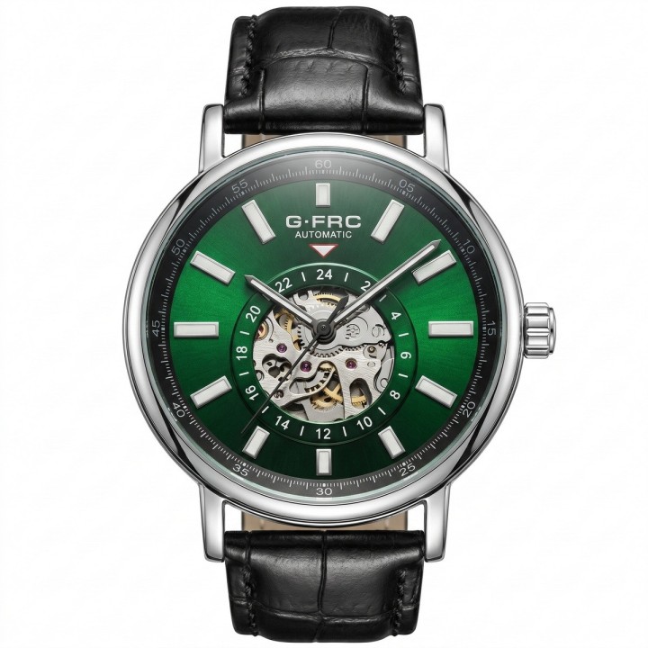 Reloj G-force At9829 Automático En Cuero + Estuche Premium