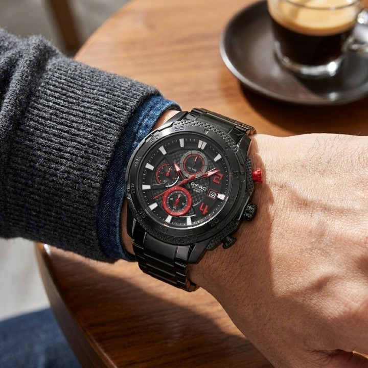 Reloj G-force Gf8047 Cronógrafo De Acero + Estuche Premium