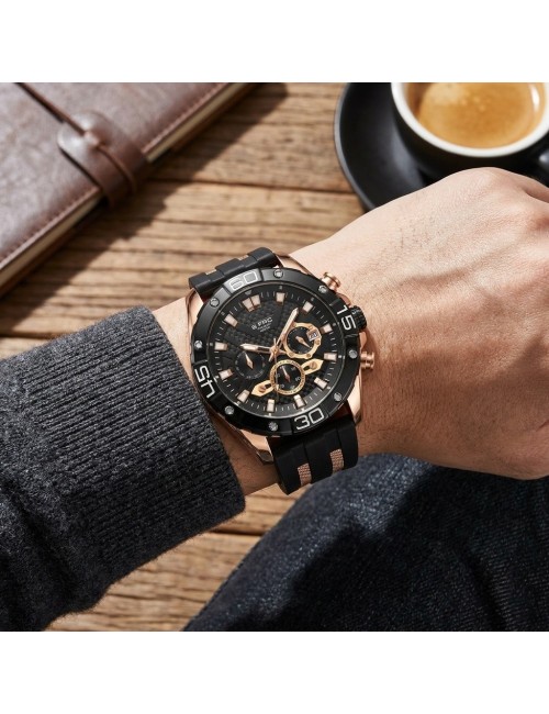 Reloj G-force Gf8019 Cronógrafo Deportivo + Estuche Premium