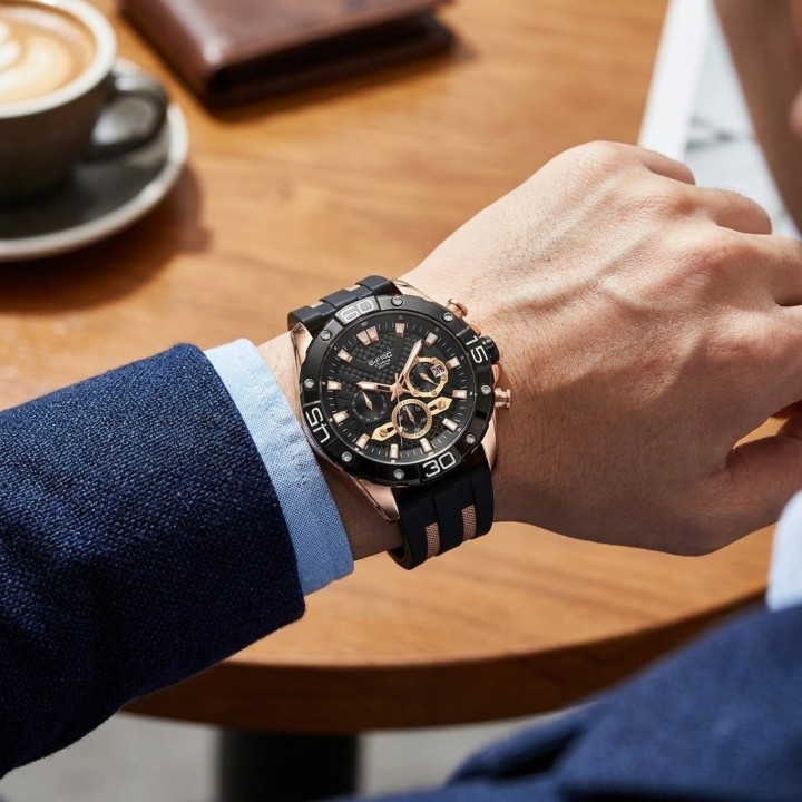 Reloj G-force Gf8019 Cronógrafo Deportivo + Estuche Premium