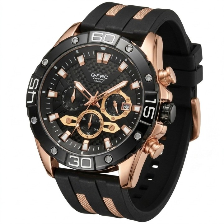 Reloj G-force Gf8019 Cronógrafo Deportivo + Estuche Premium