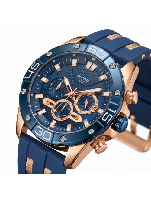 Reloj G-force Gf8019 Cronógrafo Deportivo + Estuche Premium