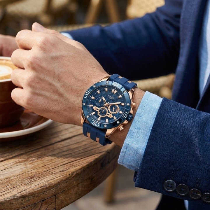 Reloj G-force Gf8019 Cronógrafo Deportivo + Estuche Premium