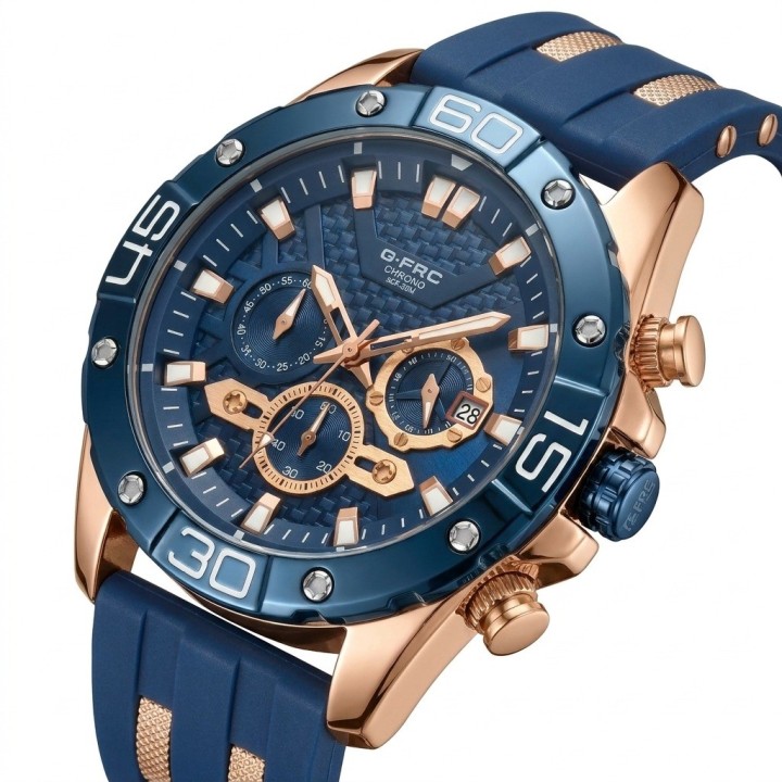 Reloj G-force Gf8019 Cronógrafo Deportivo + Estuche Premium