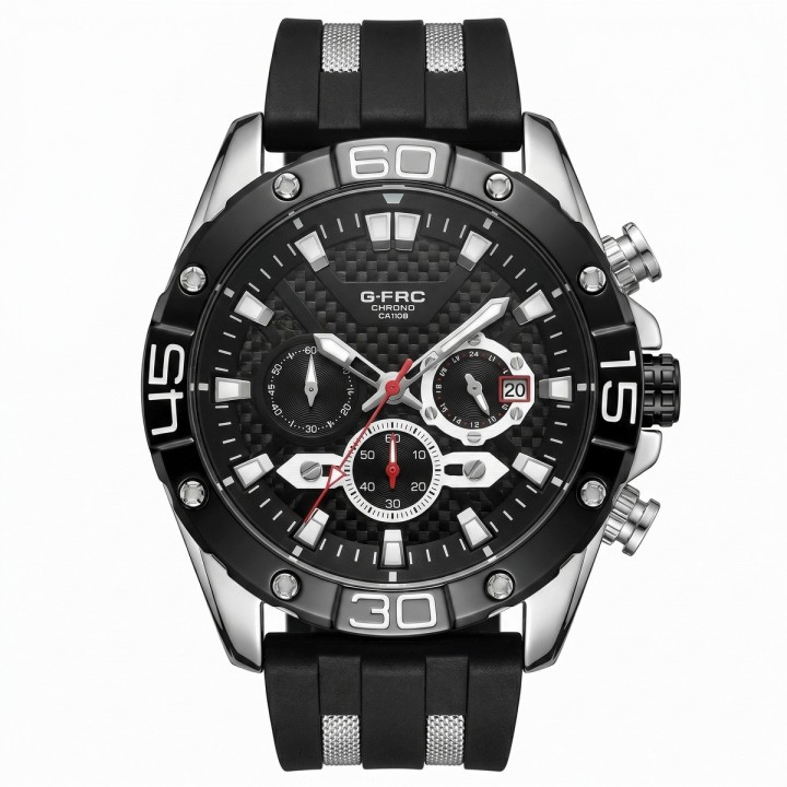 Reloj G-force Gf8019 Cronógrafo Deportivo + Estuche Premium