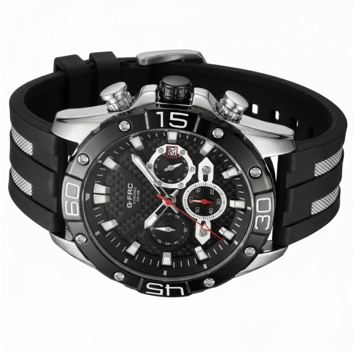 Reloj G-force Gf8019 Cronógrafo Deportivo + Estuche Premium