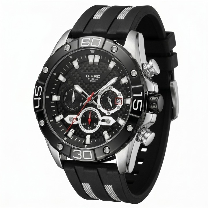 Reloj G-force Gf8019 Cronógrafo Deportivo + Estuche Premium