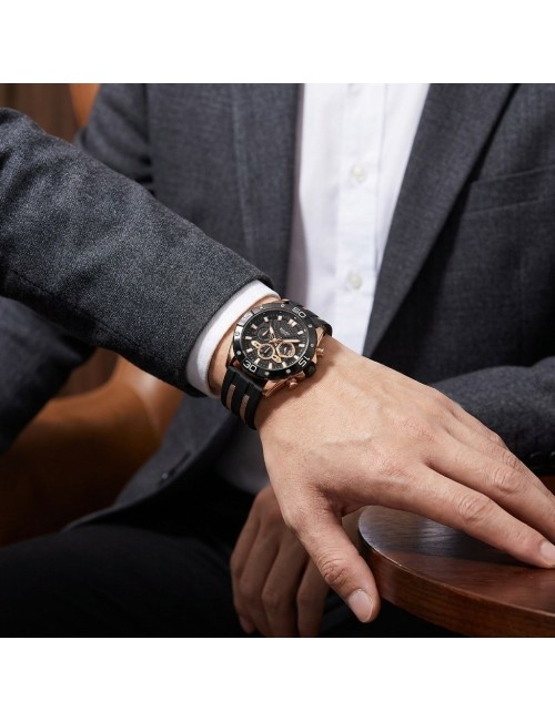 Reloj G-force Gf8019 Cronógrafo Deportivo + Estuche Premium