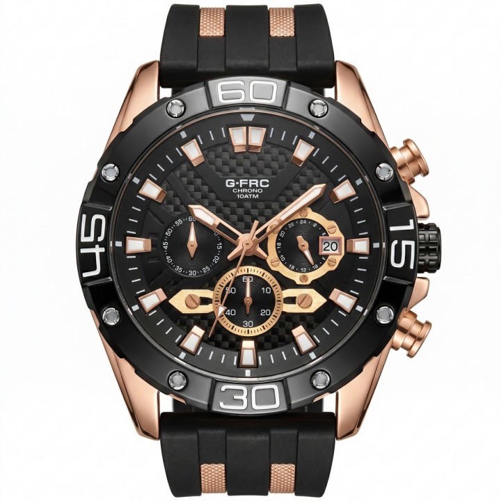 Reloj G-force Gf8019 Cronógrafo Deportivo + Estuche Premium