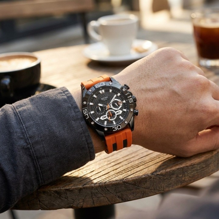 Reloj G-force Gf8019 Cronógrafo Deportivo + Estuche Premium