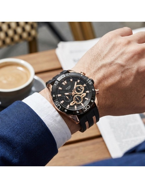 Reloj G-force Gf8019 Cronógrafo Deportivo + Estuche Premium